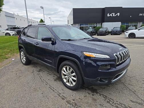 True Blue Pearlcoat 2016 Jeep Cherokee Limited