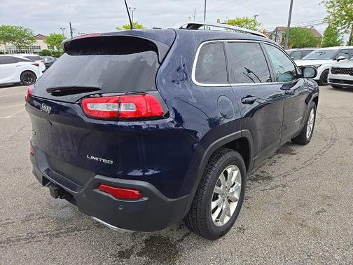 True Blue Pearlcoat 2016 Jeep Cherokee Limited