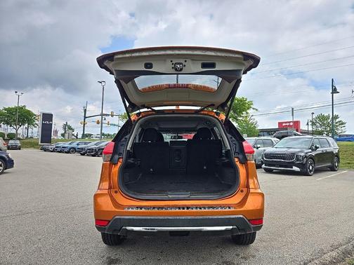 Orange 2017 Nissan Rogue SV
