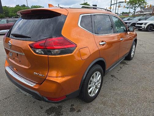 Orange 2017 Nissan Rogue SV