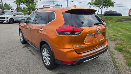 Orange 2017 Nissan Rogue SV