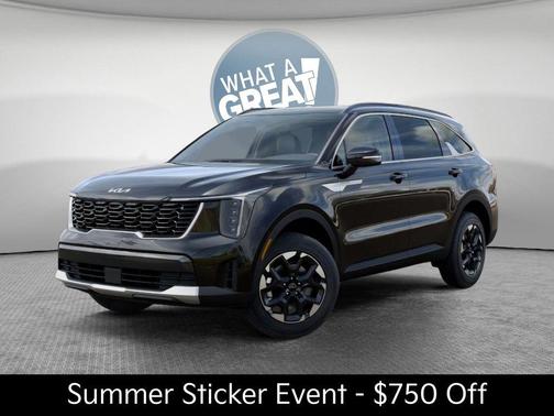 Ebony Black 2026 Kia Sorento S