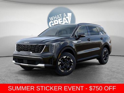 Ebony Black 2026 Kia Sorento S