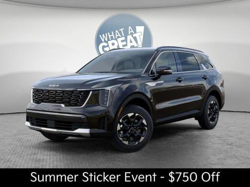 Ebony Black 2026 Kia Sorento S