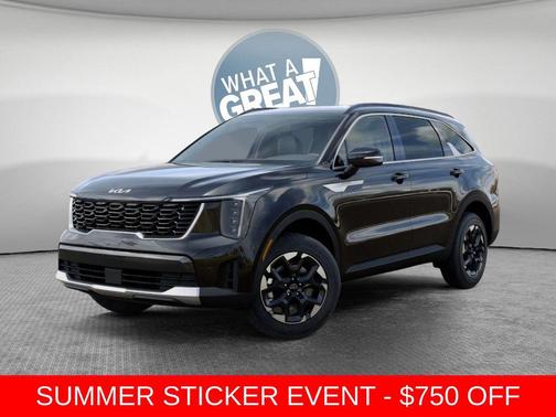 Ebony Black 2026 Kia Sorento S