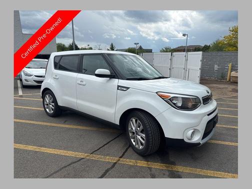 Clear White 2018 Kia Soul +