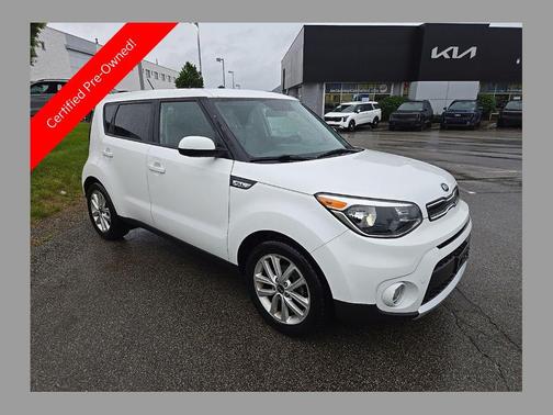 Clear White 2018 Kia Soul +
