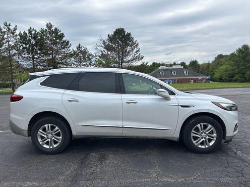 White Frost Tricoat 2018 Buick Enclave Premium