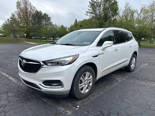 White Frost Tricoat 2018 Buick Enclave Premium