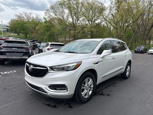 White Frost Tricoat 2018 Buick Enclave Premium
