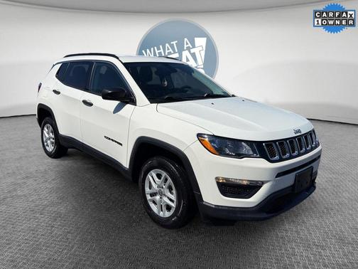 White Clearcoat 2021 Jeep Compass Sport