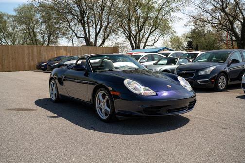 Blue 2003 Porsche Boxster S