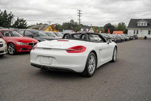 White 2015 Porsche Boxster Roadster 2D