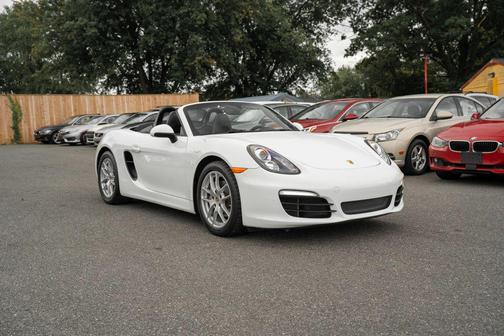 White 2015 Porsche Boxster Roadster 2D