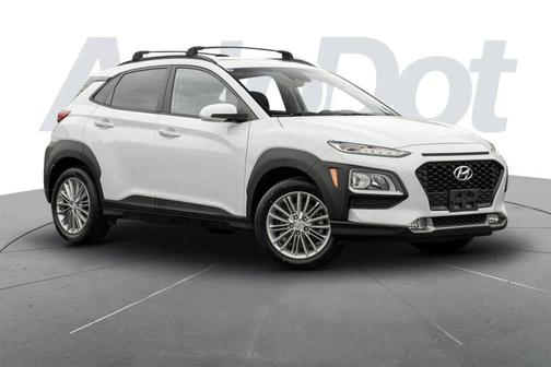 Chalk White 2021 Hyundai KONA SEL Plus