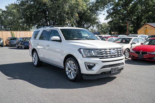 White Platinum Metallic Tri-Coat 2018 Ford Expedition Limited