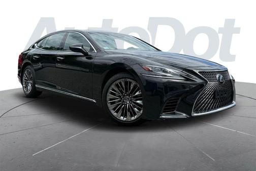 Black 2018 Lexus LS 500 Base