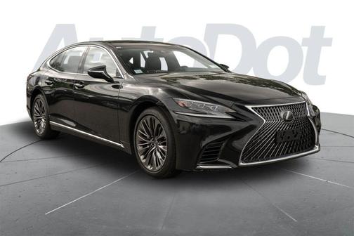 Black 2018 Lexus LS 500 Base