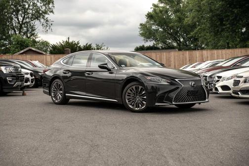 Black 2018 Lexus LS 500 Base