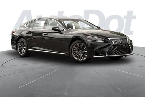 Black 2018 Lexus LS 500 Base