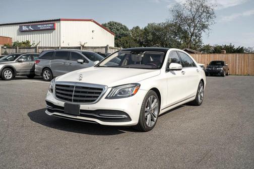 White 2018 Mercedes-Benz S-Class 4MATIC