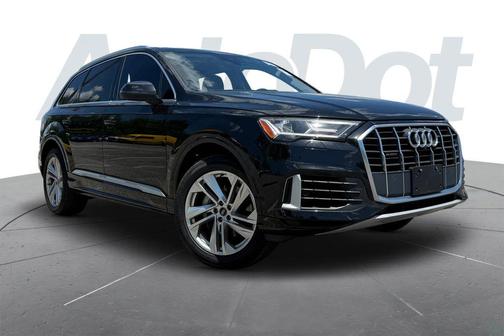 Black 2021 Audi Q7 55 Premium Plus