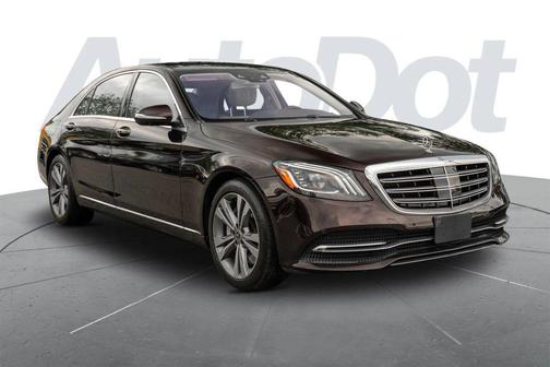Brown 2019 Mercedes-Benz S-Class 4MATIC