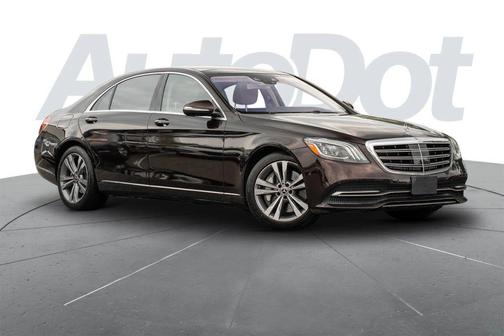 Brown 2019 Mercedes-Benz S-Class 4MATIC