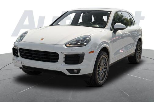 White 2017 Porsche Cayenne Platinum Edition