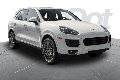 White 2017 Porsche Cayenne Platinum Edition