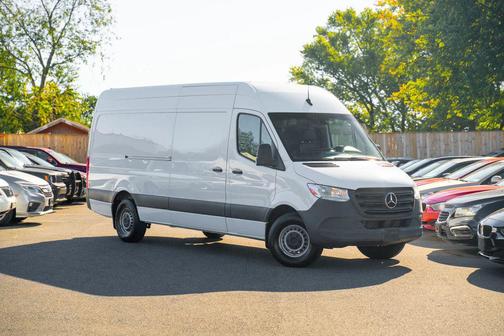 White 2024 Mercedes-Benz Sprinter 2500 High Roof w/170 WB Van 3D