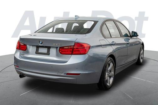 Blue 2014 BMW 320 i