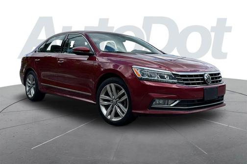 Red 2016 Volkswagen Passat V6 SEL Premium