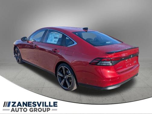 Radiant Red Metallic 2025 Honda Accord Hybrid Sport