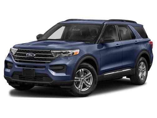 Blue Metallic 2021 Ford Explorer XLT