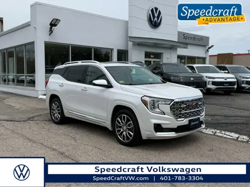 White Frost Tricoat 2023 GMC Terrain Denali