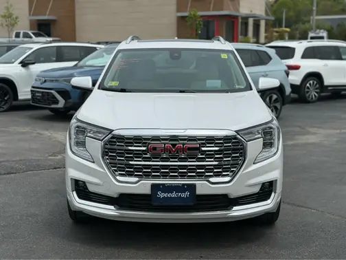 White Frost Tricoat 2023 GMC Terrain Denali
