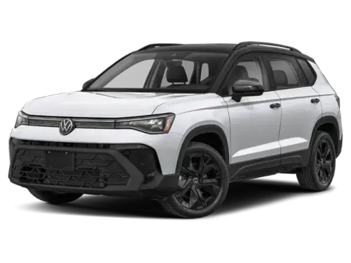 Pure White w/Deep Black Roof 2026 Volkswagen Taos SE Black