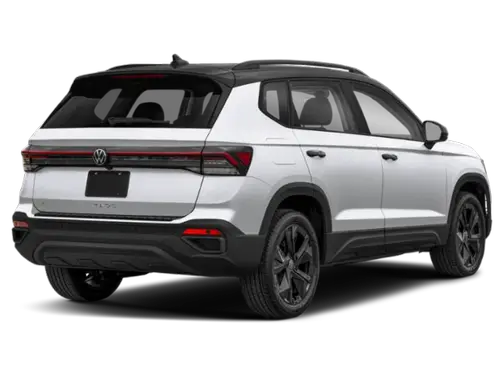 Pure White w/Deep Black Roof 2026 Volkswagen Taos SE Black