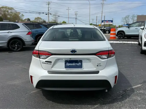 Wind Chill Pearl 2025 Toyota Corolla Hybrid LE