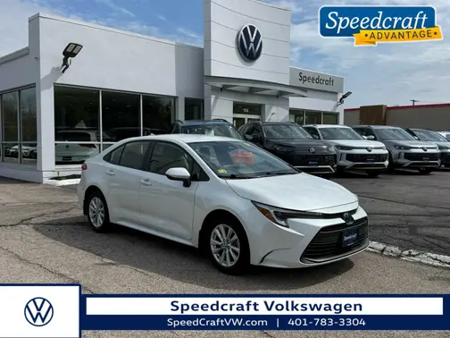 Wind Chill Pearl 2025 Toyota Corolla Hybrid LE