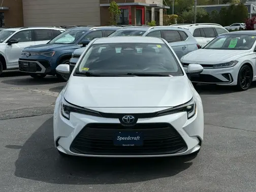 Wind Chill Pearl 2025 Toyota Corolla Hybrid LE