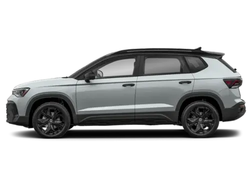 Monument Gray w/Deep Black Roof 2026 Volkswagen Taos SE Black