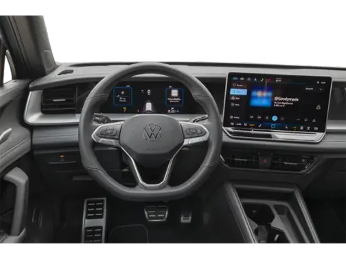 OPAL WHITE PEARL 2026 Volkswagen Tiguan SE R-Line Black