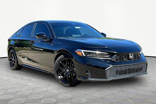 Crystal Black Pearl 2025 Honda Civic Sport