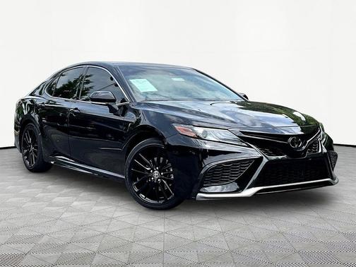 Midnight Black Metallic 2023 Toyota Camry XSE