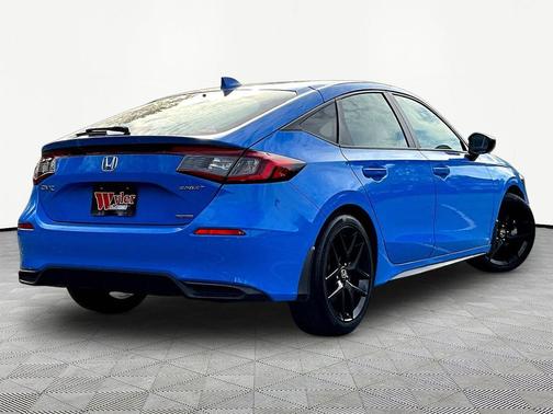 Boost Blue Pearl 2025 Honda Civic Hybrid Sport