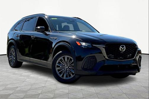 Jet Black Mica 2025 Mazda CX-70 3.3 Turbo Preferred Package