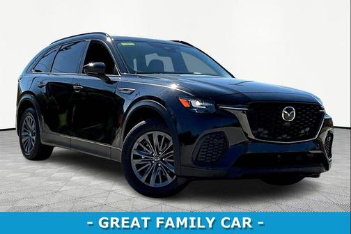 Jet Black Mica 2025 Mazda CX-70 3.3 Turbo Preferred Package