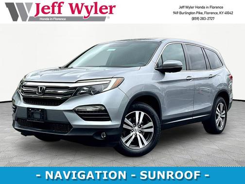 Lunar Silver Metallic 2017 Honda Pilot EX-L